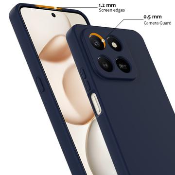 Honor 400 Smart 5G/4G/X7d 4G/5G Liquid Silikone Cover - MagSafe Kompatibel - Mørkeblå