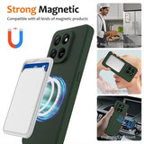 Honor 400 Smart 5G/4G/X7d 4G/5G Liquid Silikone Cover - MagSafe Kompatibel - Mørkegrøn