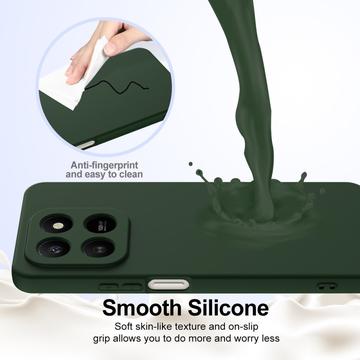 Honor 400 Smart 5G/4G/X7d 4G/5G Liquid Silikone Cover - MagSafe Kompatibel - Mørkegrøn
