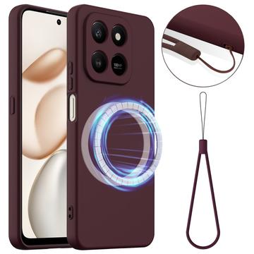 Honor 400 Smart 5G/4G/X7d 4G/5G Liquid Silikone Cover - MagSafe Kompatibel - Vinrød