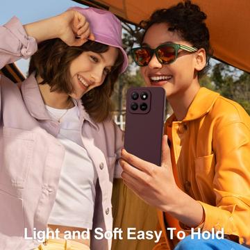 Honor 400 Smart 5G/4G/X7d 4G/5G Liquid Silikone Cover - MagSafe Kompatibel - Vinrød