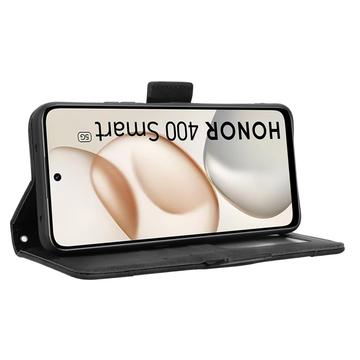 Honor 400 Smart 5G/4G/X7d 4G Kortholder Pung Etui - Sort