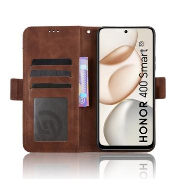 Honor 400 Smart 5G/4G/X7d 4G Kortholder Pung Etui - Brun