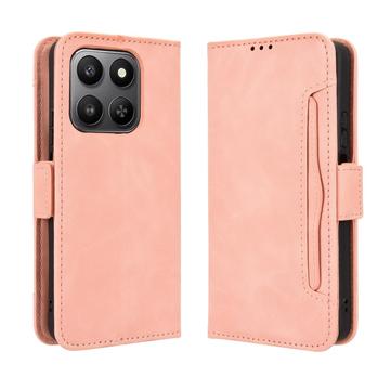 Honor 400 Smart 5G/4G/X7d 4G Kortholder Pung Etui - Pink