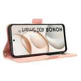 Honor 400 Smart 5G/4G/X7d 4G Kortholder Pung Etui - Pink