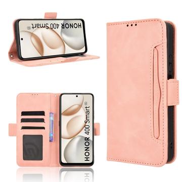 Honor 400 Smart 5G/4G/X7d 4G Kortholder Pung Etui - Pink