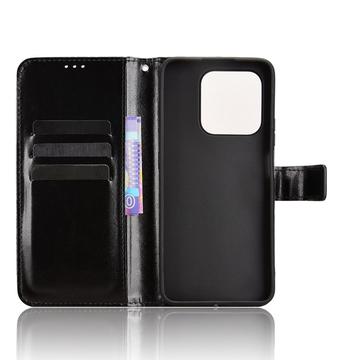 Honor 400 Smart 5G/4G/X7d 4G Pung Etui med Stativ - sort