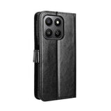 Honor 400 Smart 5G/4G/X7d 4G Pung Etui med Stativ - sort