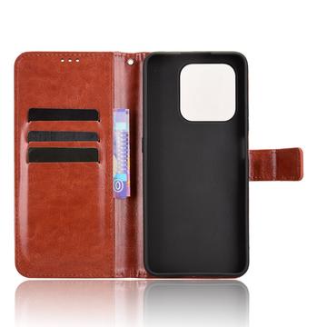 Honor 400 Smart 5G/4G/X7d 4G Pung Etui med Stativ - Brun