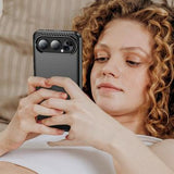Honor 500 Børstet TPU Cover - Karbonfiber - Sort