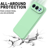Honor 500 Flydende silikone cover med håndrem - grøn