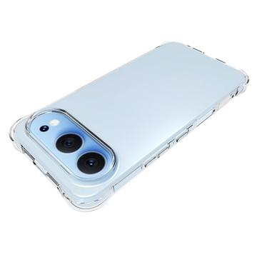 Honor 500 Stødsikkert Silikone Cover - Gennemsigtig