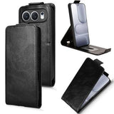 Honor 500 lodret flip-etui med stativ - sort