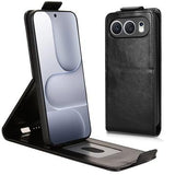 Honor 500 lodret flip-etui med stativ - sort
