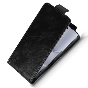 Honor 500 lodret flip-etui med stativ - sort