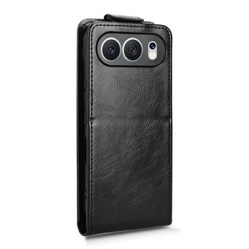 Honor 500 lodret flip-etui med stativ - sort