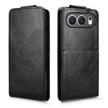 Honor 500 lodret flip-etui med stativ - sort