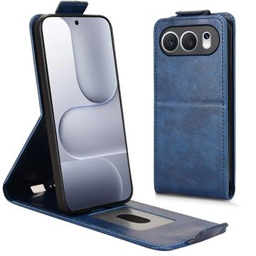 Honor 500 lodret flip-etui med stativ - mørkeblå