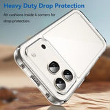 Honor 600/600 Pro Anti-Shock Hybrid Cover - Gennemsigtig