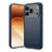 Honor 600/600 Pro Børstet TPU Cover - Karbonfiber - blå