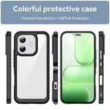 Honor 600 Lite Anti-Shock Hybrid Cover - Sort