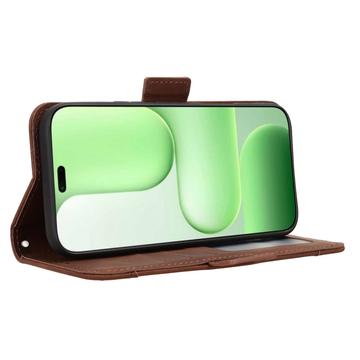Honor 600 Lite Kortholder Pung Etui - Brun