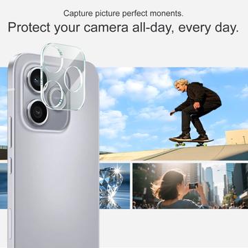 Honor 600 Lite Imak 2-i-1 HD Kamera Linse Hærdet Glas