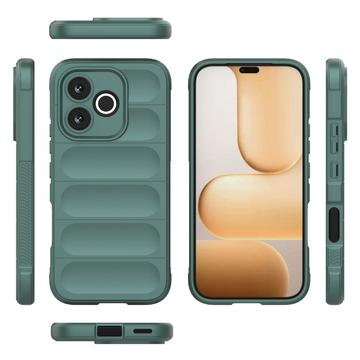 Honor 600 Lite Rugged TPU Cover - Grøn