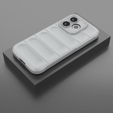Honor 600 Lite Rugged TPU Cover - Lysegrå