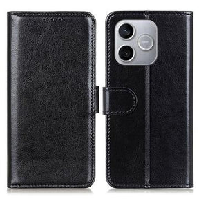 Honor 600 Lite Pung Etui med Stativ - sort