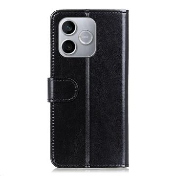 Honor 600 Lite Pung Etui med Stativ - sort