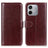 Honor 600 Lite Pung Etui med Stativ - Brun