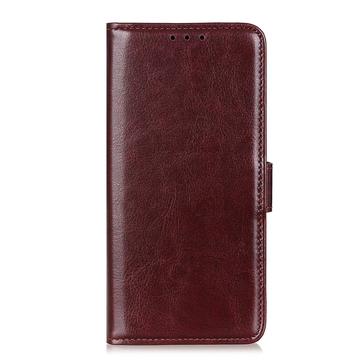Honor 600 Lite Pung Etui med Stativ - Brun