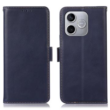 Honor 600 Lite Pung læder cover med RFID - blå