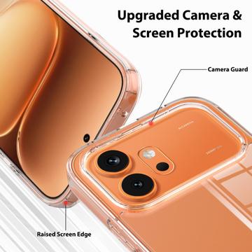 Honor 600/600 Pro Ridsefast Hybrid Cover - Gennemsigtig