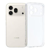 Honor 600/600 Pro Stødsikkert Silikone Cover - Gennemsigtig