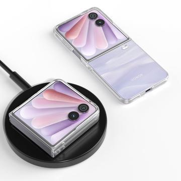 Honor Magic V Flip 2 Fold Plastik Cover - Gennemsigtig