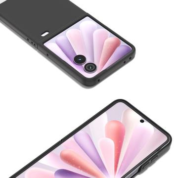 Honor Magic V Flip 2 Gummibelagt Plastik Cover - Sort