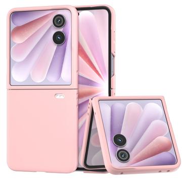 Honor Magic V Flip 2 Gummibelagt Plastik Cover - Pink