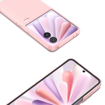 Honor Magic V Flip 2 Gummibelagt Plastik Cover - Pink