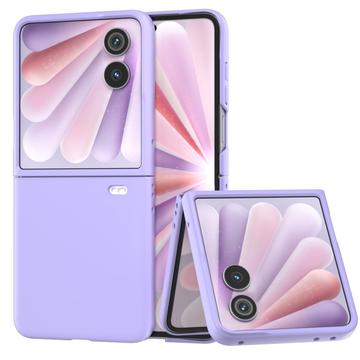 Honor Magic V Flip 2 Gummibelagt Plastik Cover - Lilla