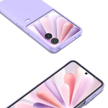 Honor Magic V Flip 2 Gummibelagt Plastik Cover - Lilla