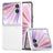 Honor Magic V Flip 2 Gummibelagt Plastik Cover - Hvid