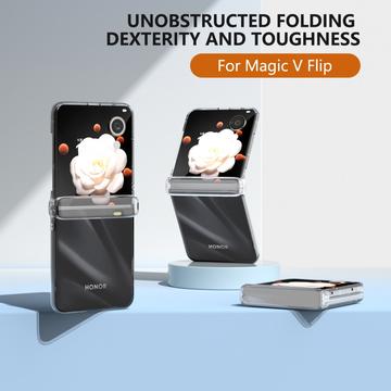 Honor Magic V Flip Plastik Cover - Gennemsigtig