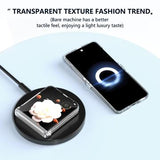 Honor Magic V Flip Plastik Cover - Gennemsigtig