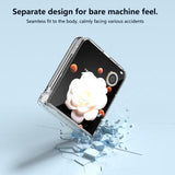 Honor Magic V Flip Plastik Cover - Gennemsigtig