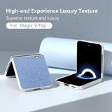 Honor Magic V Flip Rhinestone Tekstur Hybrid Cover - Blå