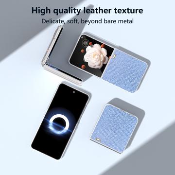 Honor Magic V Flip Rhinestone Tekstur Hybrid Cover - Blå