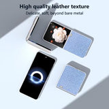 Honor Magic V Flip Rhinestone Tekstur Hybrid Cover - Blå