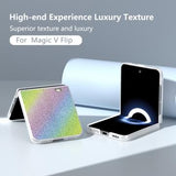 Honor Magic V Flip Rhinestone Tekstur Hybrid Cover - farverigt